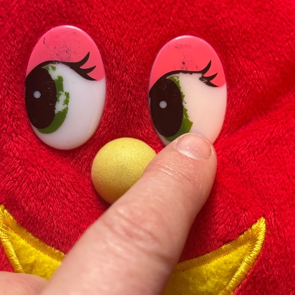 Kids Plush Car Backpack - Red - Picture 3 of 5